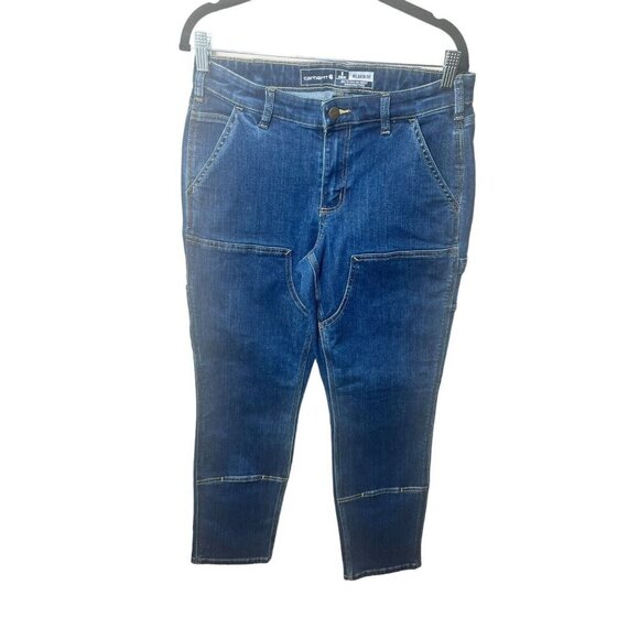 Carhartt Rugged Flex Relaxed Fit Double Front Work Jeans BD3915-W 8 - Picture 1 of 7